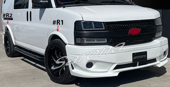 Custom Chevy Express Van  All Styles Fender Flares (2003 - 2026) - $690.00 (Part #CH-001-FF)
